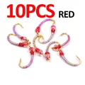 10 piezas rojas