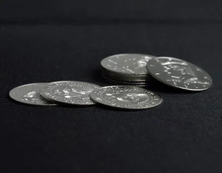 10pcs Super Thin Palming Coins (Half Dollar Version) Magic Tricks Appearing/Vanishing Coin Magia Accessories Gimmick Props