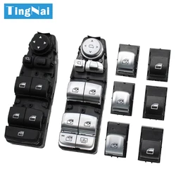 Electrical Power Chrome Master Window Switch Control Button Regulator For BMW 3 5 7 X3 X4 F30 F35 F25 F26 F07 F10 F18 F01 F02