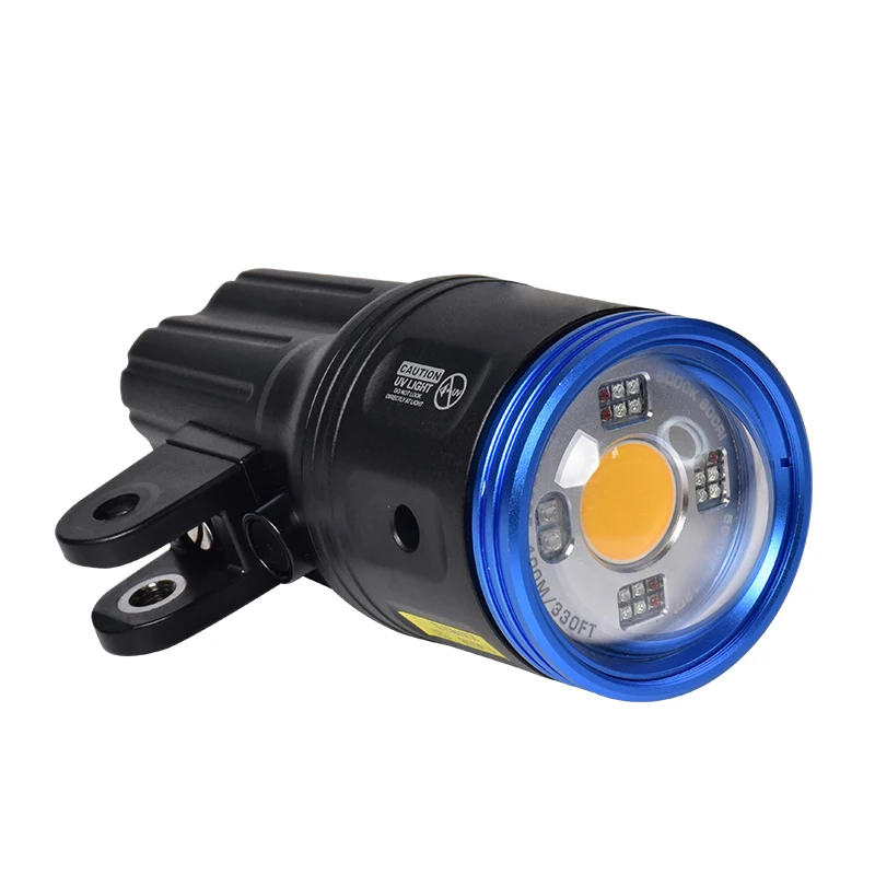 Imagem -05 - Luz Estroboscópica Subaquática Seafrogs Velocidadelight Flash Light Fotografia Ipx8 Impermeável Mergulho Cores 100m 330ft 5000lm