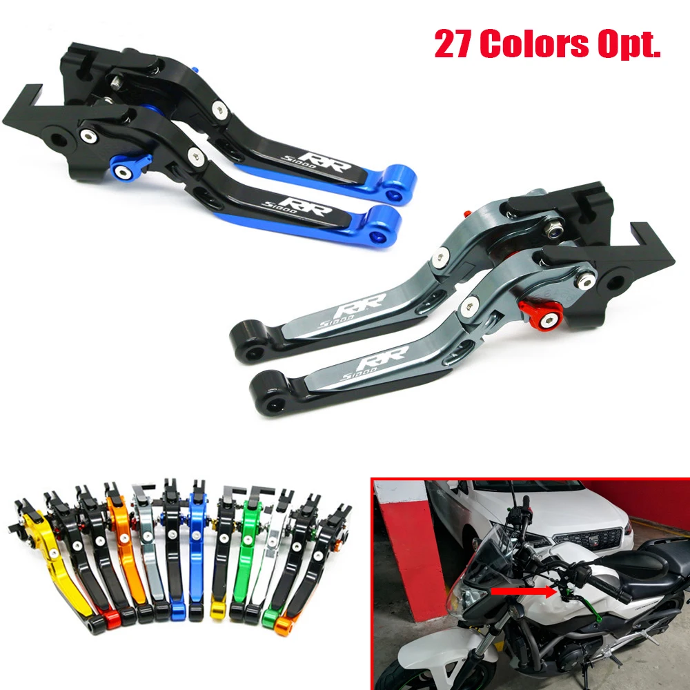 Motorcycle Accessories CNC Adjustable Folding Extendable Handle Brake Clutch Levers For BMW S1000RR S1000 RR S 1000 RR 2010-2018