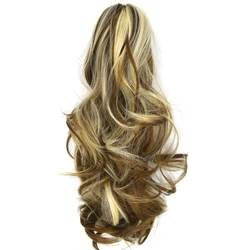 TOPREETY Heat Resistant Synthetic Hair 90gr Body Wave Claw Ponytail hair extensions CP-222