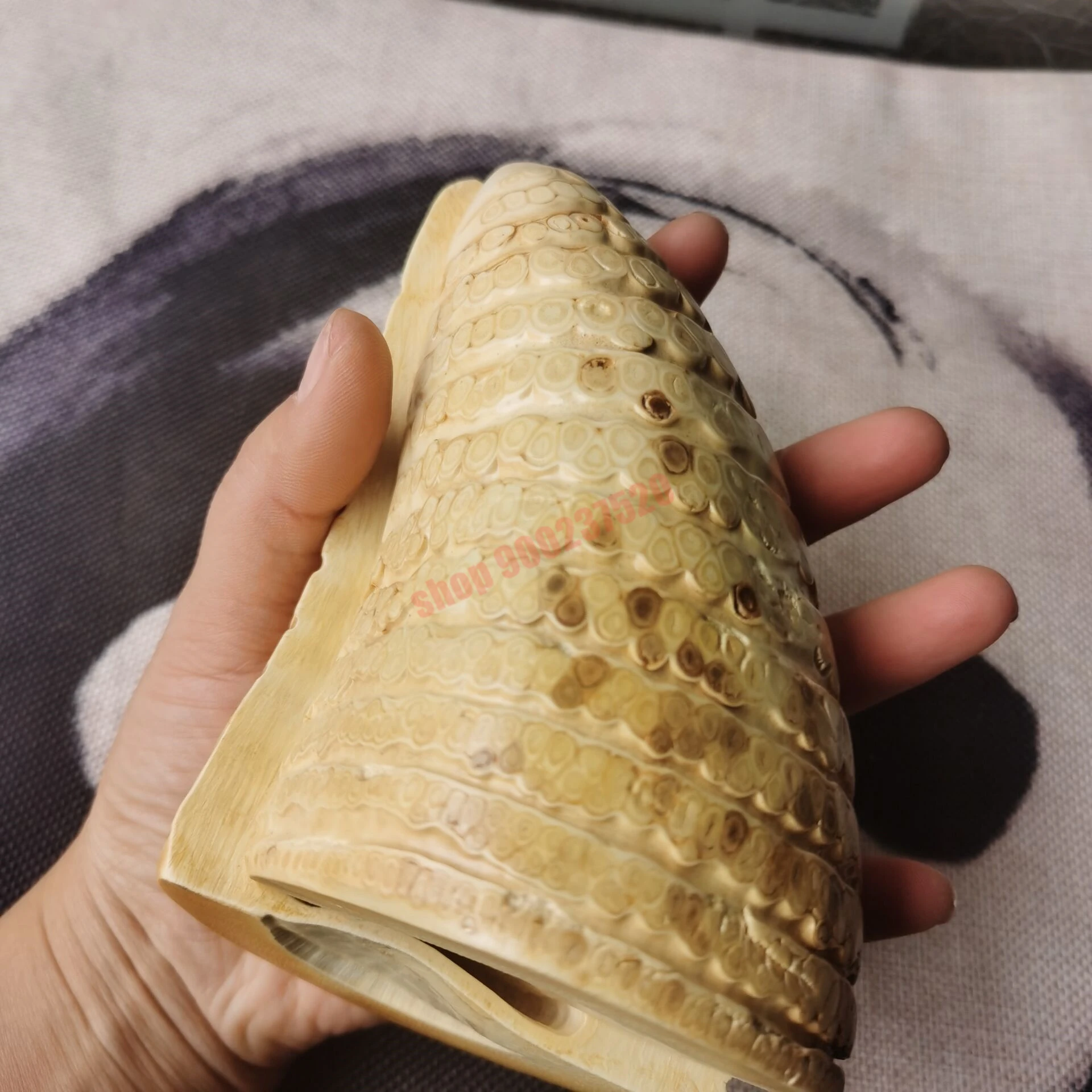 Taoist artifact, bamboo root divination, Holy Grail, bamboo root divination, divination, water bamboo cup with root and full nai