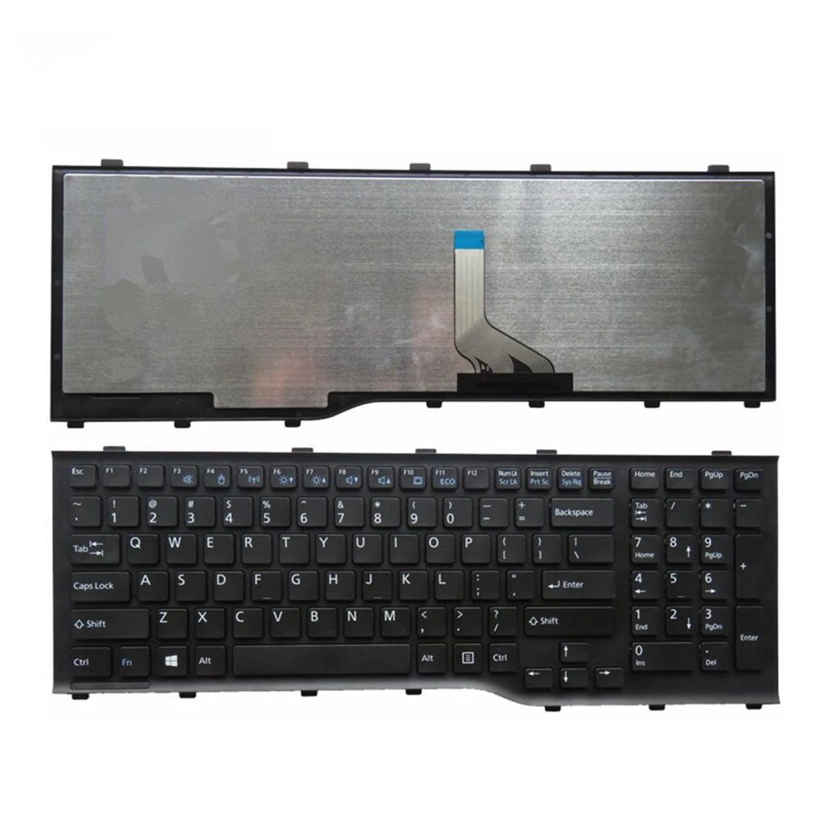 new US Laptop Keyboard For FUJITSU Lifebook AH532 A532 N532 NH532 PN:MP-11L63US-D85 Notebook Replacement english keyboard