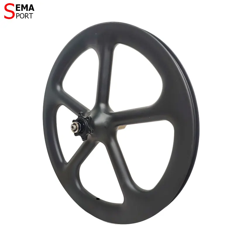 Light Weight 100/135mm Carbon Wheel SEMA 18inch 355 Fivespoke 5spoke Wheelset Disc Brake Rim For Birdy Folding Bicycle Parts