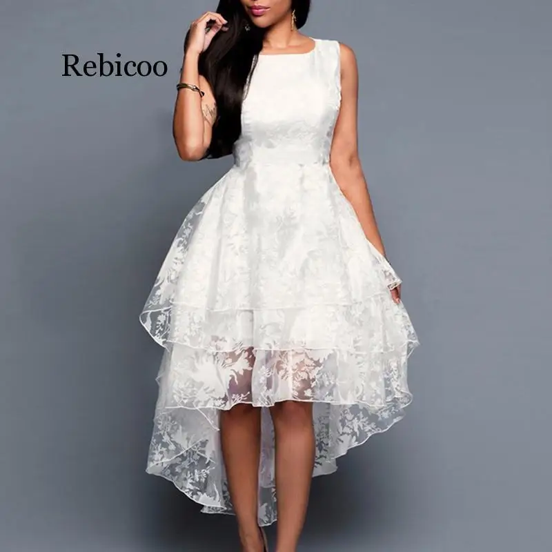 Summer Dress Womens Sleeveless Wedding Elegant High Quality Accessories