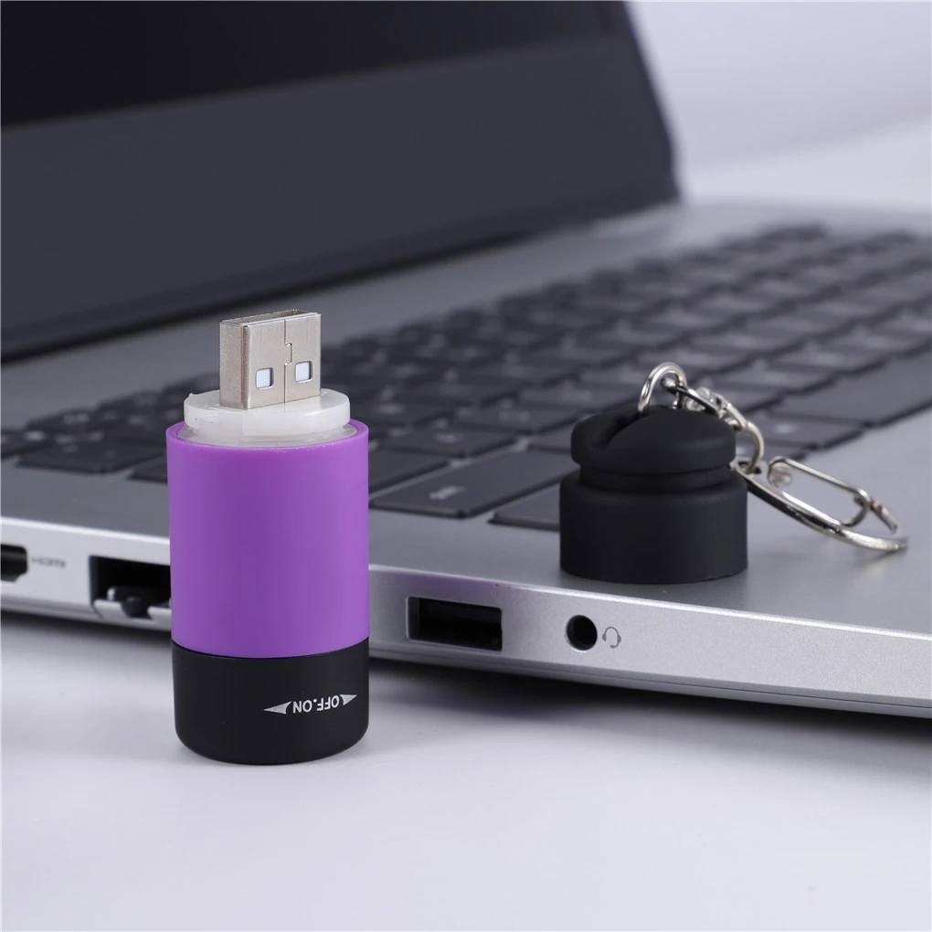 Mini linterna USB XPE portátil, antorcha recargable por USB, LED, Zoom telescópico, linterna de Camping, accesorios de antorcha de mano para