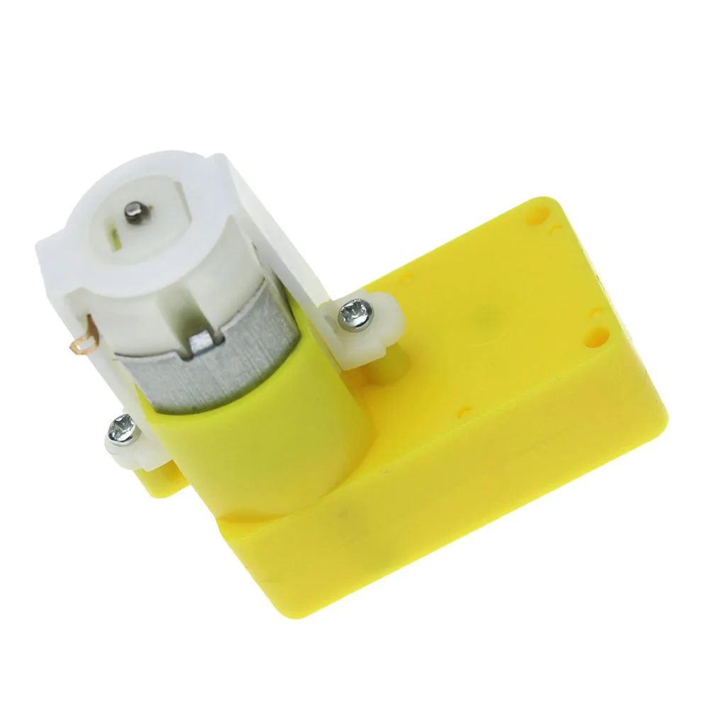 قطعة واحدة محرك TT/محرك التباطؤ/علبة التروس/محرك موجه تيار مستمر لعبة سيارة روبوت 6 فولت بيند من الترس الأحادي المحوري #5