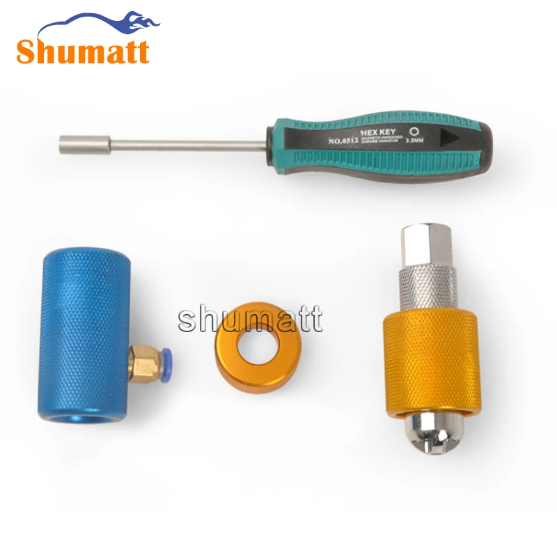 

Common rail Diesel 320D injector repair disassemble assemble tool kit for change valve adjust solenoid stroke