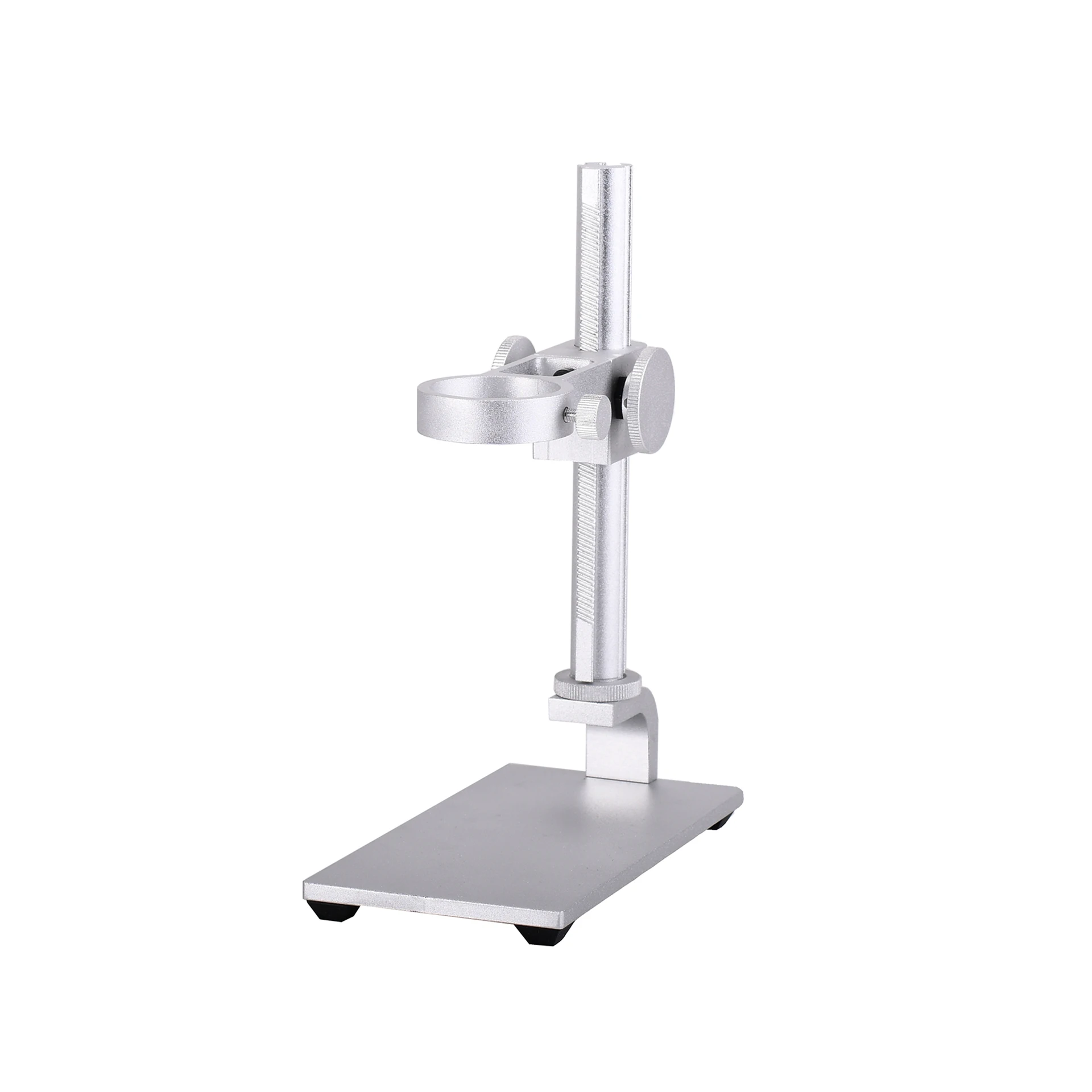 HAYEAR Mini Aluminum Alloy Stand USB Microscope Stand Holder Bracket Mini Foothold Table Frame for Microscope Repair Soldering