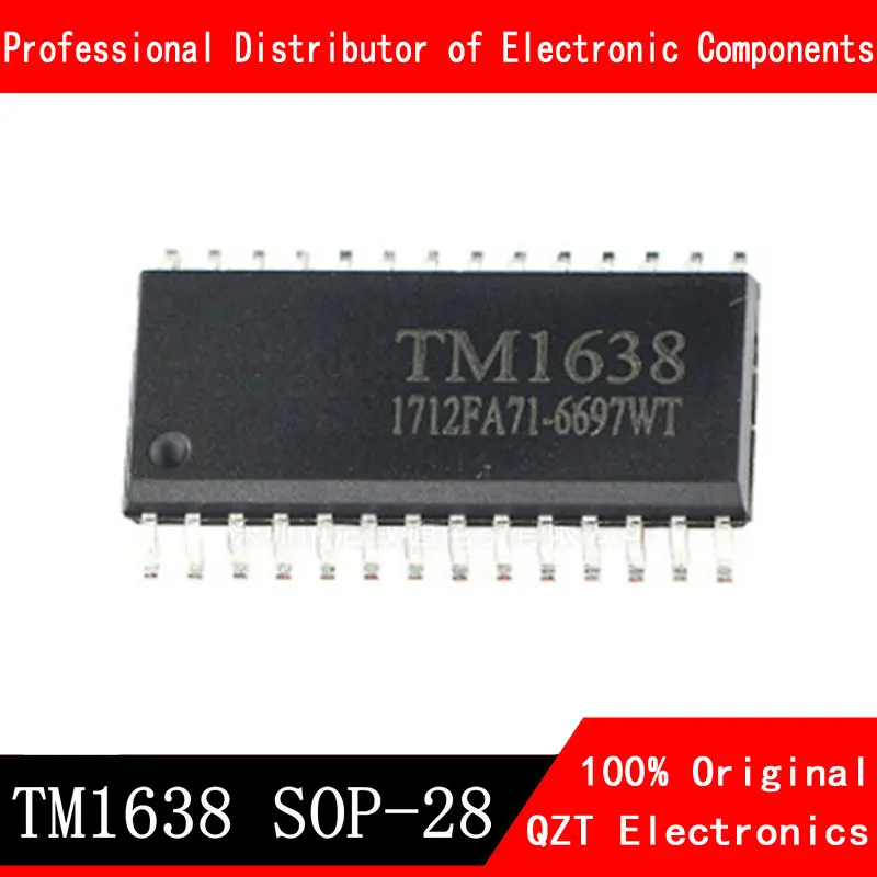 10pcs/lot TM1638 SOP28 1638 SOP new original In Stock