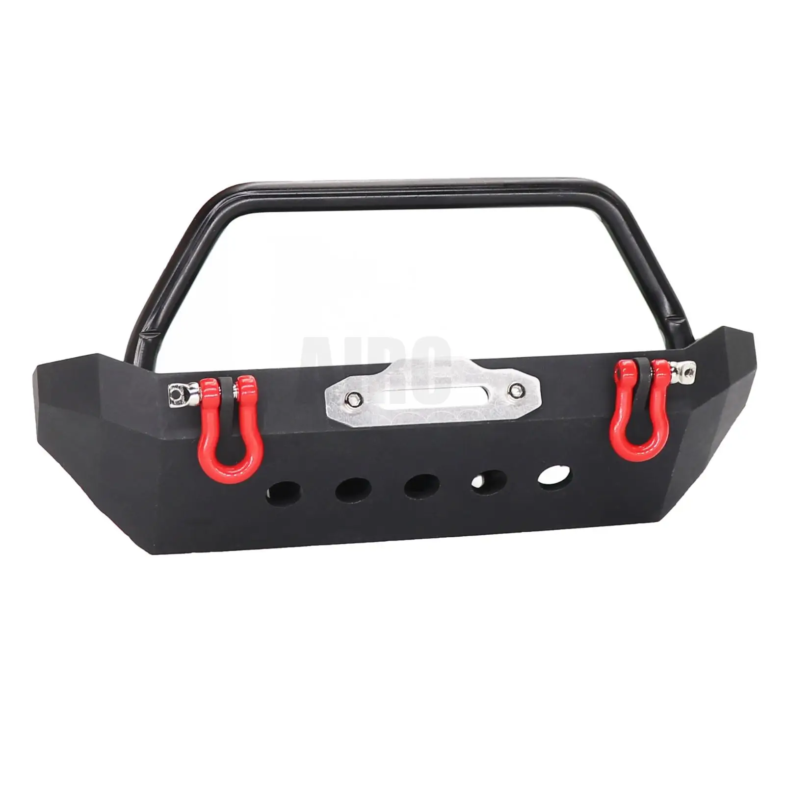 Djrc Metal Front Rear Bumper With Tow Hook For 1/10 Rc Crawler Axial Scx10 90046 Scx10 Iii Axi03007 Upgrade Parts