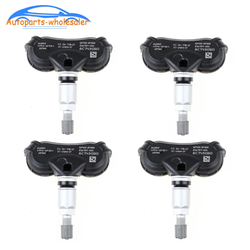 

4 PCS New 52933-2F000 529332F000 For Hyundai Accent Kia Rio ACURA Tire Pressure Monitoring System (TPMS)Sensor Car accessories