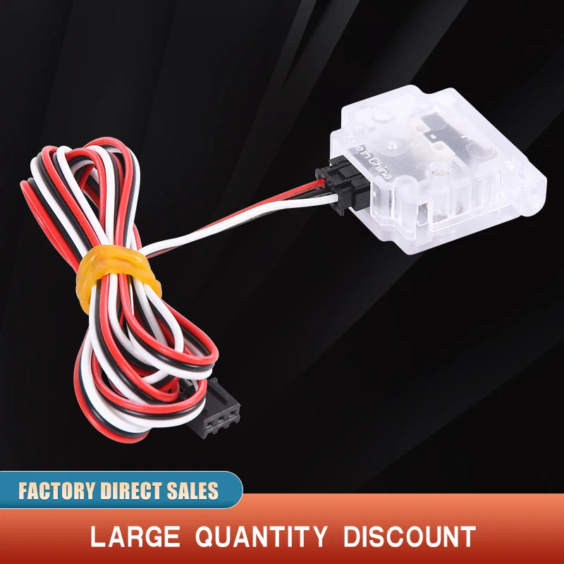 3D Printer Filament Break Detection Module1.75mm 3.0mm With 1M Cable Run-out Sensor Material Runout Detector For Ender 3 CR10