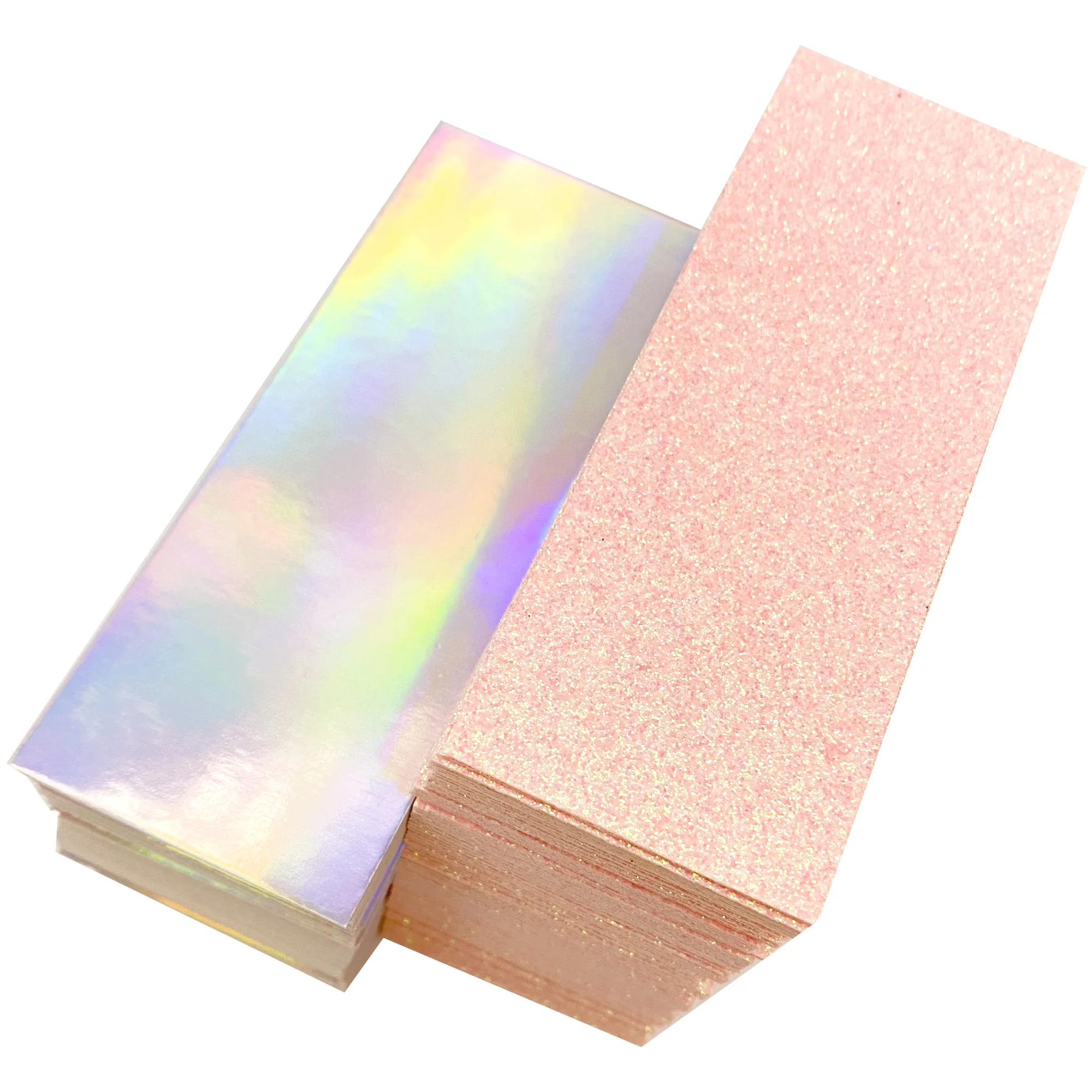 Eyelash Packaging Lashes Glitter Background Paper For Rectangle Boxes Professional Eyelashes Packages Wholesale 100/200/300PCS