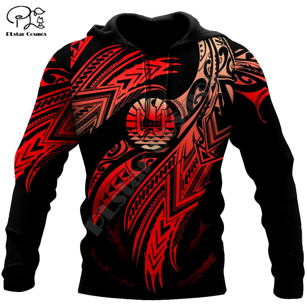 

NewFashion French Polynesia Art Tahiti Country Flag Tribal Culture Retro Tracksuit 3DPrint Men/Women Autumn Colorful Hoodies B34