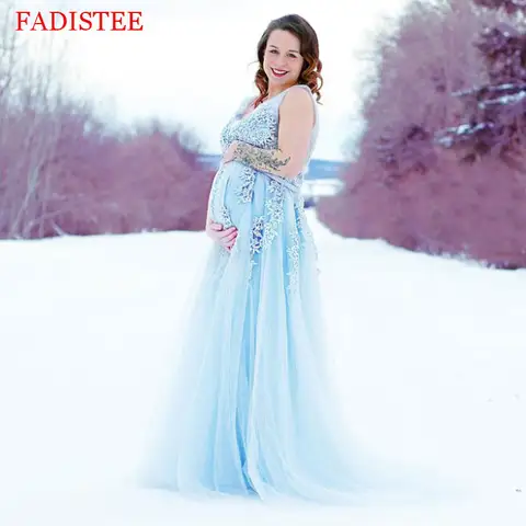 V-Neck Beaded Evening Dress FADISTEE