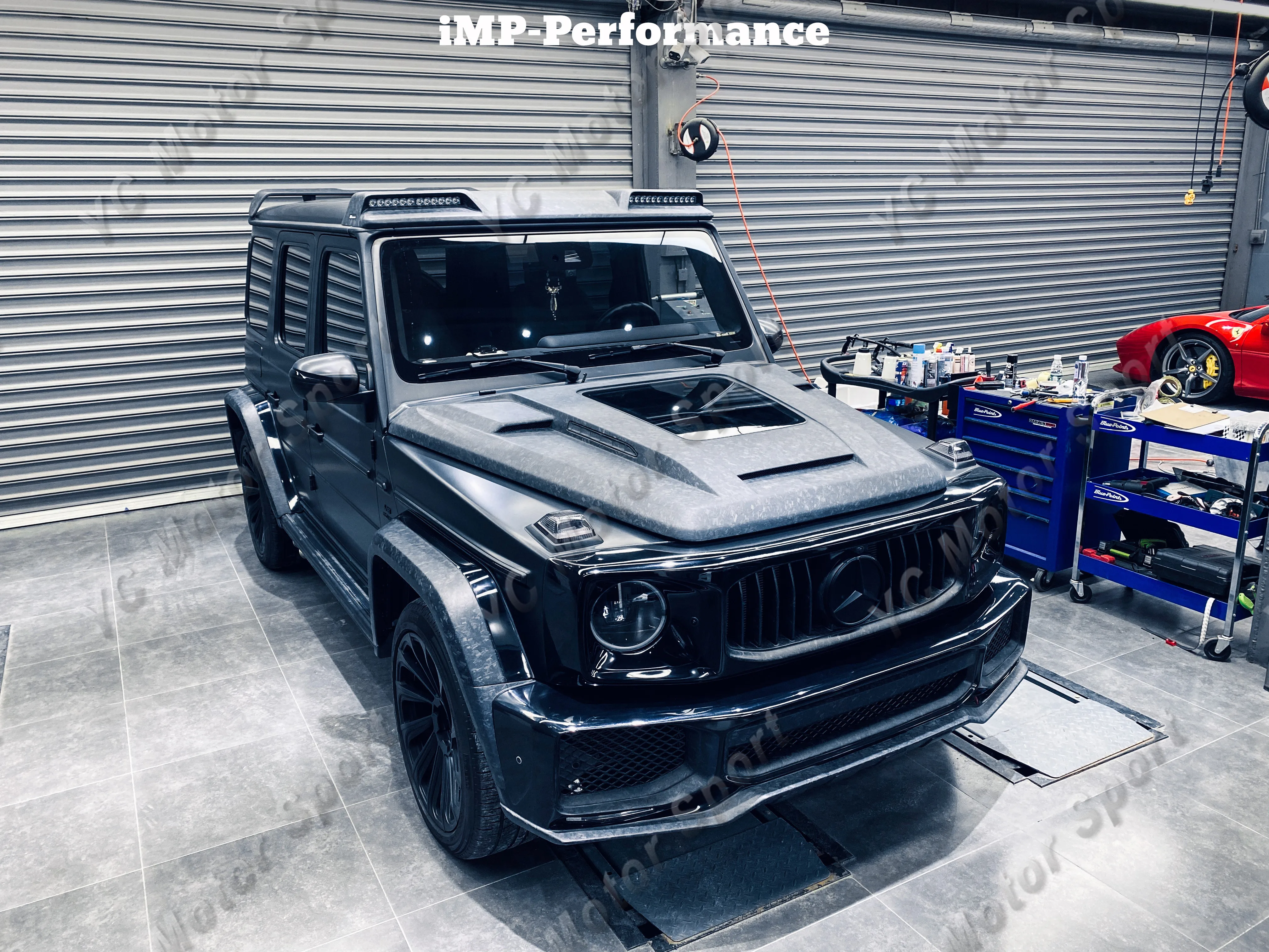 Car Accessories iMP Performance Body Kit Fit For 2018-2021 MB W463A G Body Kit Include Hood Bumper Fender Roof Spoiler