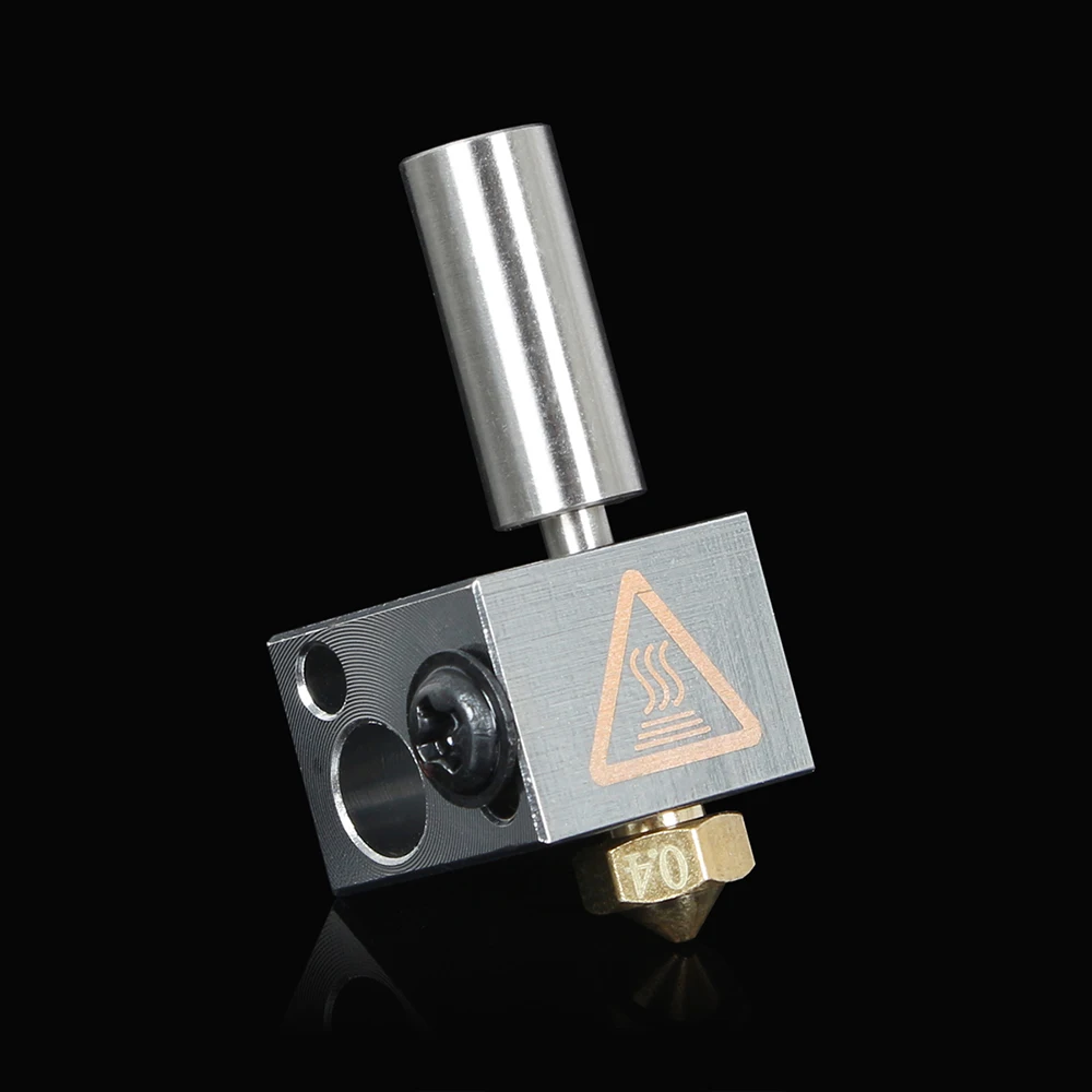 3DSWAY 3D Printer Parts E3D V6 BP6 Hotend Module Hot End Kit Volcano Nozzle Copper Heating Block Heat Break Throat Extruder 1.75