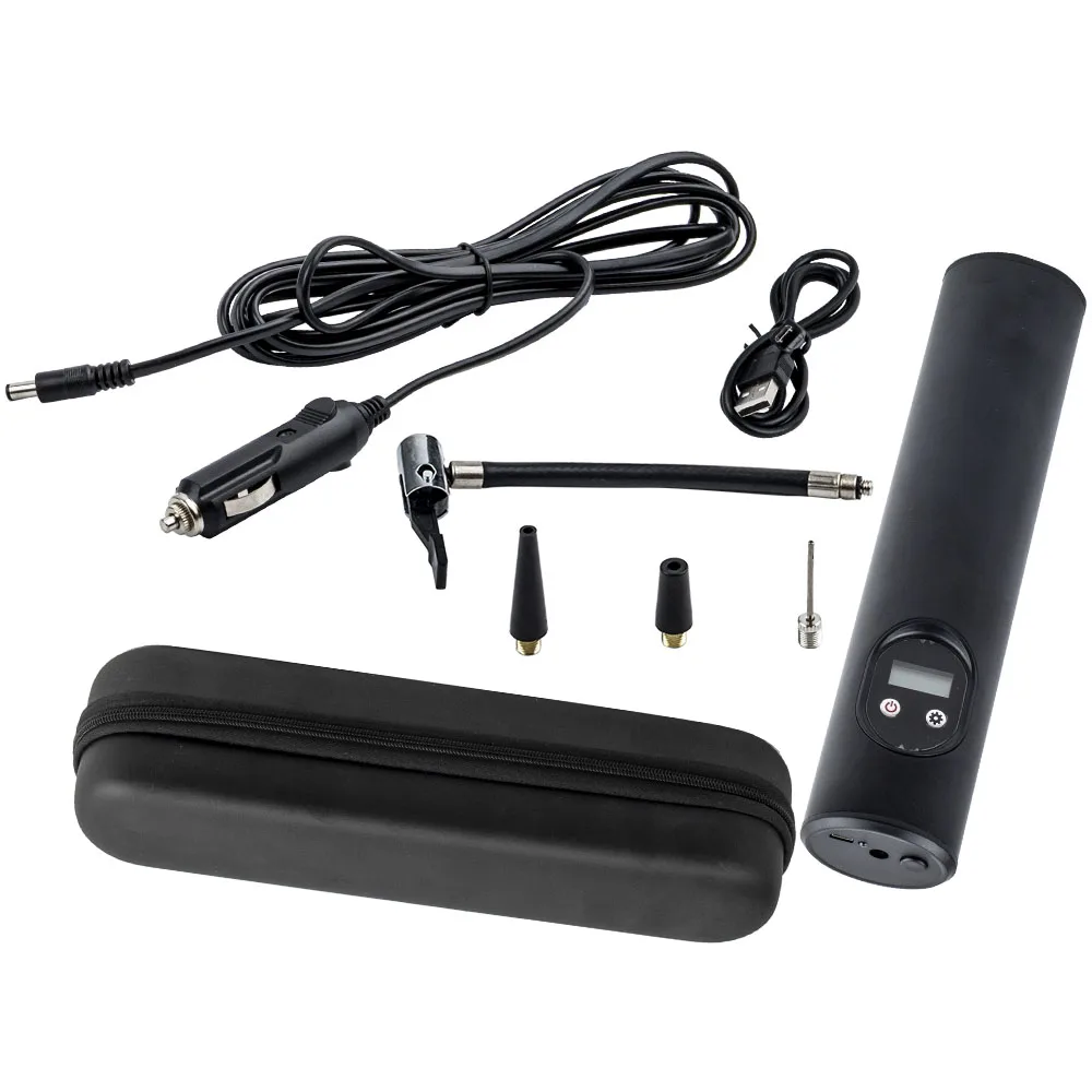 Portable Air Compressor Mini Air Inflator Hand Held Tire Pump Digital 12V/ 3AShock Absorber Parts