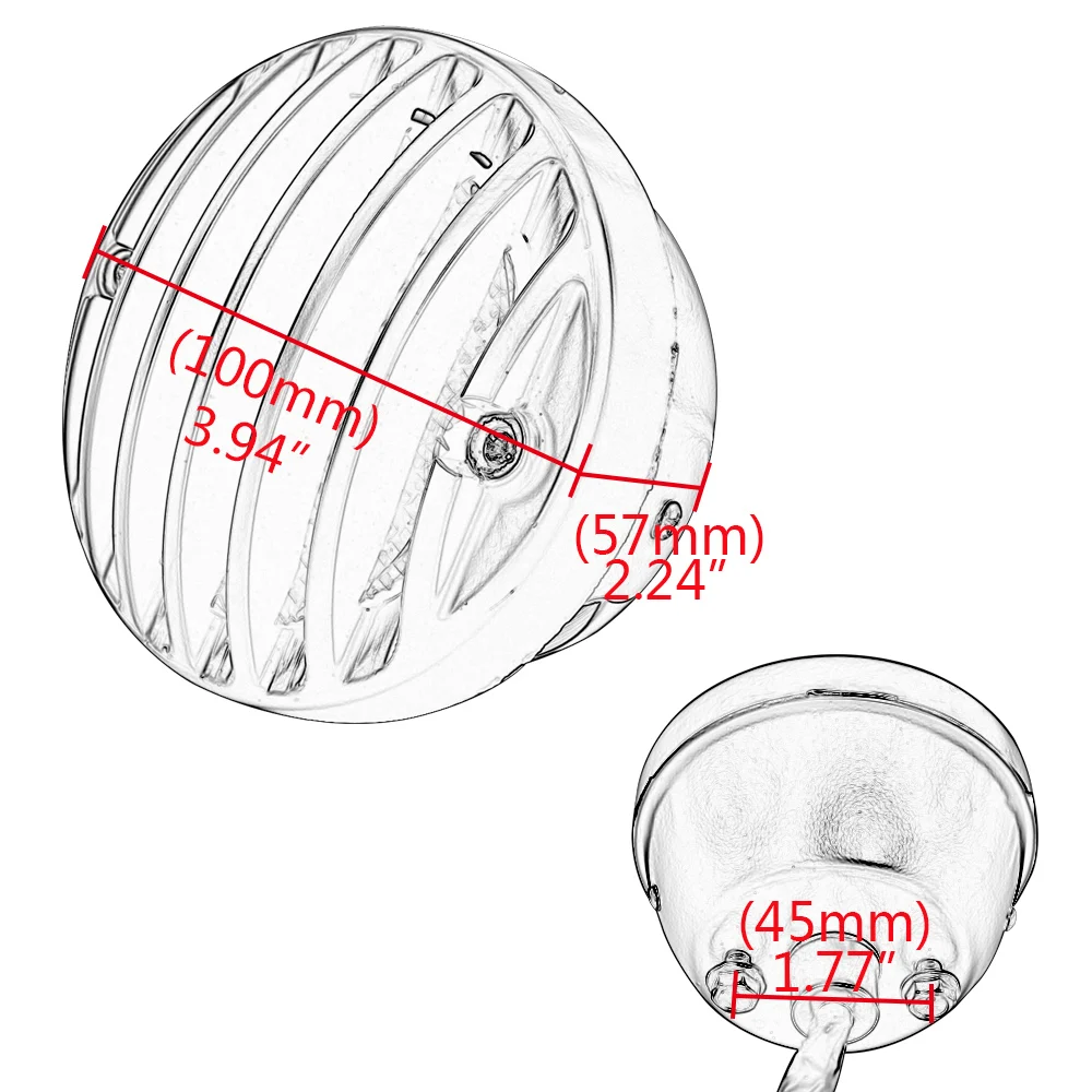 Universal Motor Rear Round Stop Vintage License Plate Tail Light Brake Light Lamp For Harley Bobber Chopper Scooters ATV Custom