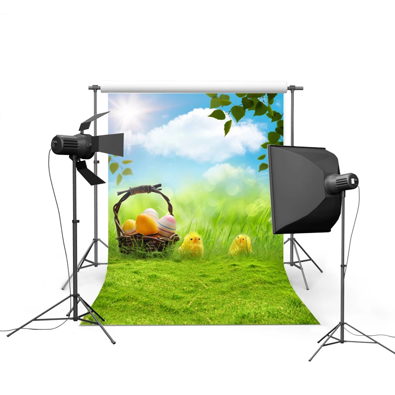 

Little chick grass photography backgrounds vinyl newborns photo backdrops of photographic studio accessories photophone GE-027