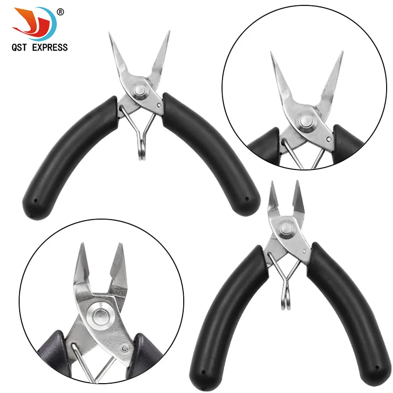 

Diagonal pliers mini bolt cutters small soft electronic cutting pliers wire insulators rubber handles hand tools