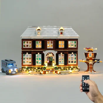 क्रिसमस उपहार के लिए एलईडी लाइट किट 21330 घर अकेला घर सड़क दृश्य बिल्डिंग ब्लॉक ईंटें खिलौना लैंप सेट कोई मॉडल आरसी संस्करण नहीं 10 best sales घर पर अकेली आकृति - №9