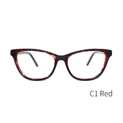 KANSEPT Women Eyewear Frame Acetate Vintage Transparent Prescription Eyeglasses Frame For Women FP1928