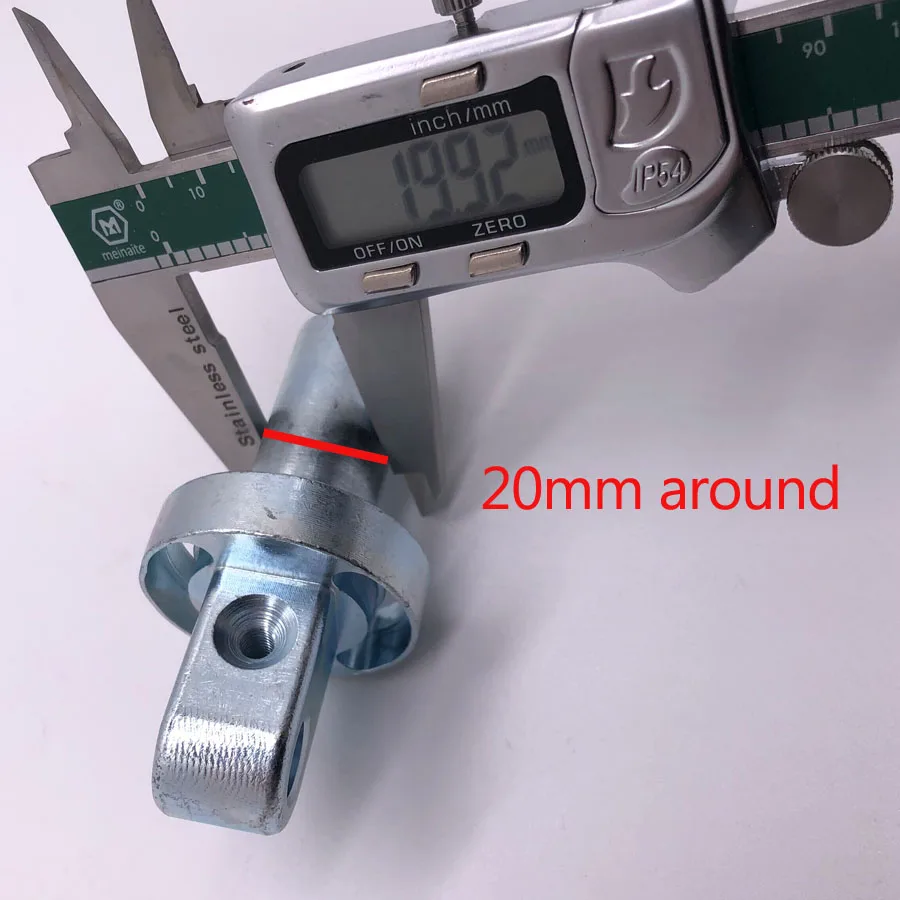 Klappbare untere Scharnierhalterung mit Bolzen, Original für Kaabo Mantis 8 Zoll 10 Zoll Elektroroller – Detail 6