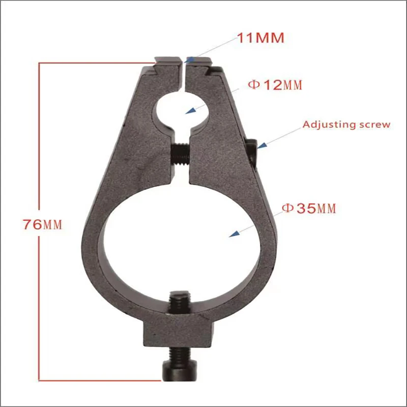 Shan bao aluminum alloy fixing clip is suitable for 12mm or 16mm. (1 pair)