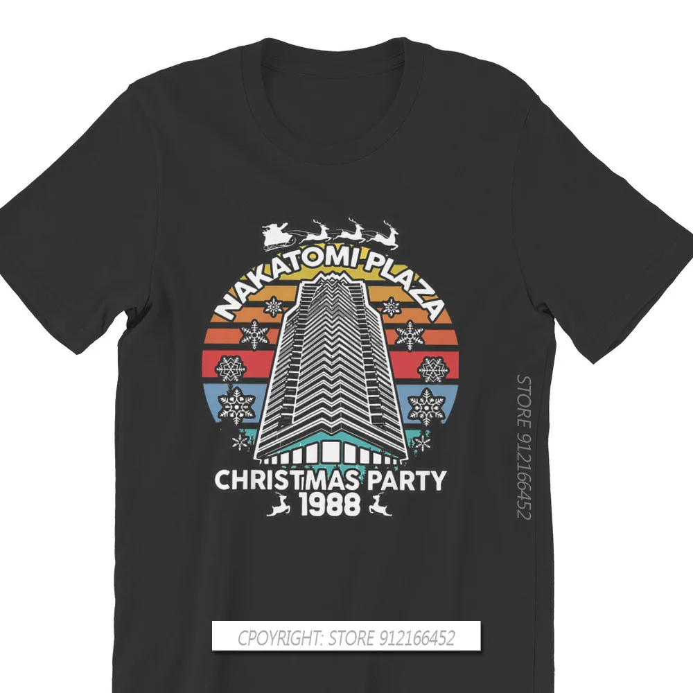 Nakatomi Plaza Hip Hop TShirt Christmas Party 1988 Leisure Plus Size T Shirt Summer T-Shirts Adult