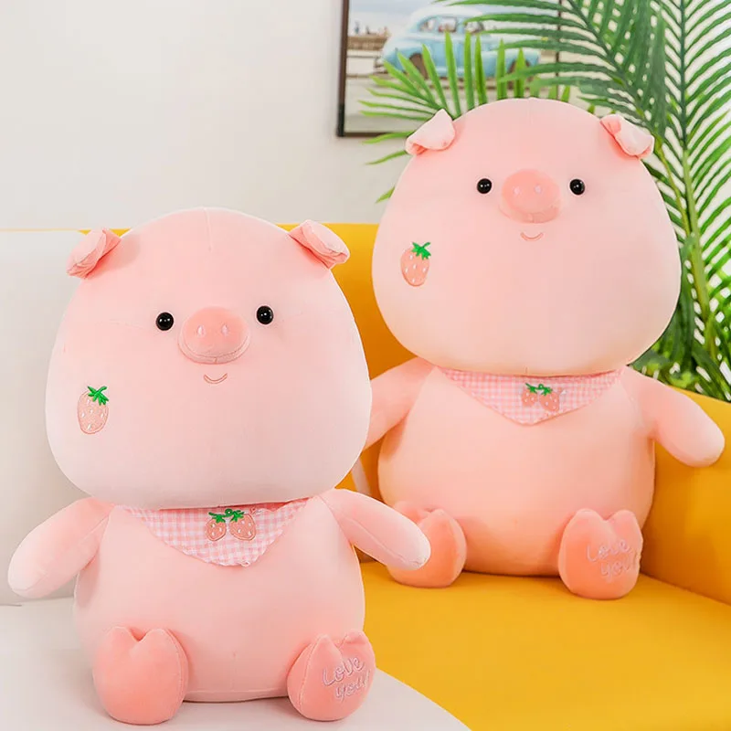 

Cartoon Cute Animal Plush Toys Doll Pillow Stuffed Pink Pig Plush Soft Pillow Cushion for Girls Kids Birthday Christmas Gifts