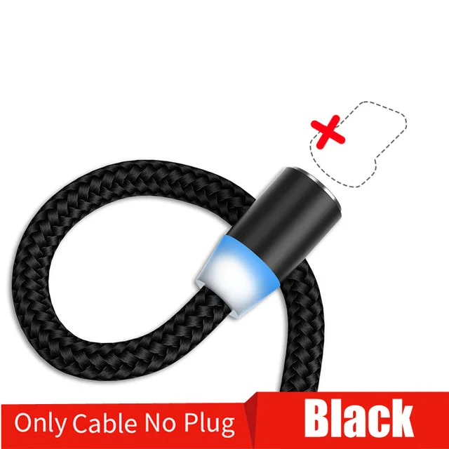 Magnetic Cable Plug Micro USB Type C USB C 8 pin Plug Fast Charging Magnet Charger Cord Plugs Round Magnetic Cable plug