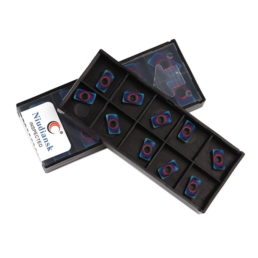 APMT1135PDER M2 APMT1604PDER H2 M2 NK9010 طحن تحول أدوات كربيد إدراج آلة خرط تعمل بالتحكم الرقمي بواسطة الحاسوب شفرات قاطعة نانو الأزرق لهب القاطع