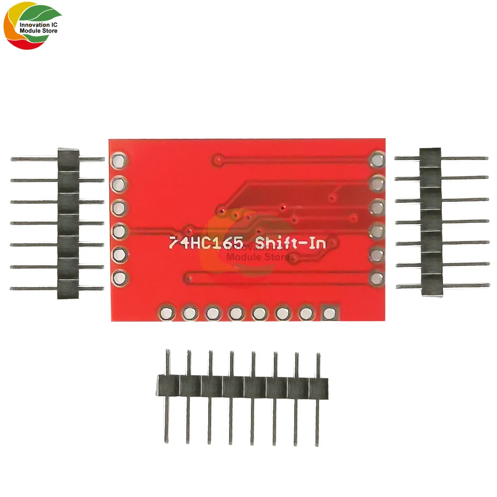 Ziqqucu DC3.3-5V 74HC595 expansion module shift register 8-bit shift register