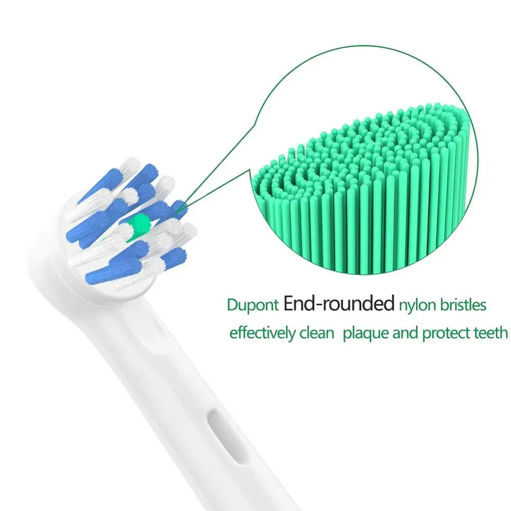 16PCS Toothbrush Heads for Oral B, Refills Brush Heads for Electric Toothbrush, Angled Bristles for Effective Plaque Removal