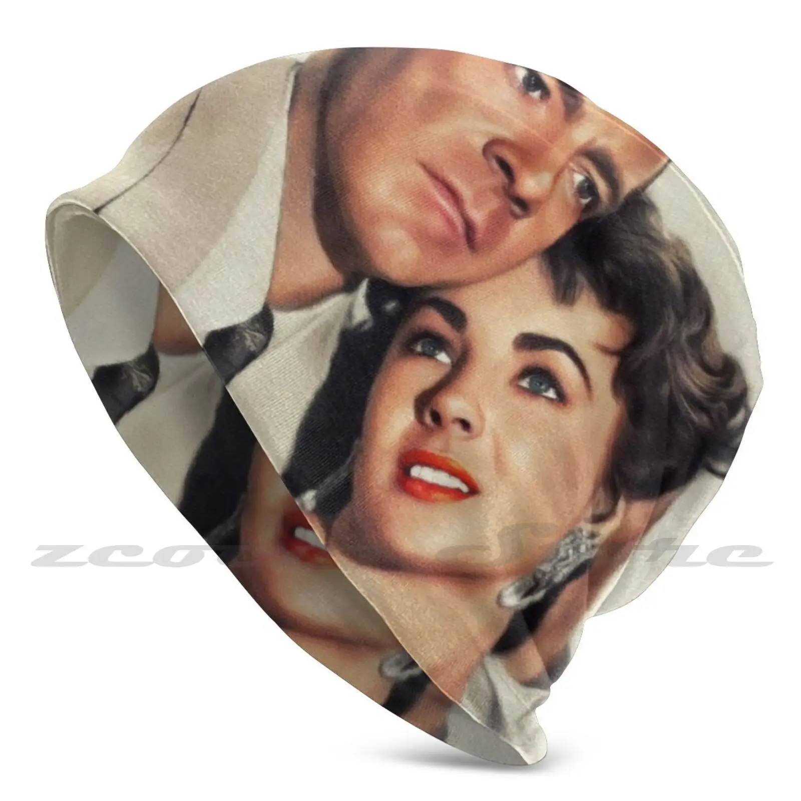 Dana Andrews And Elizabeth Taylor , Movie Legends Adult Kids Knit Hat Hedging Cap Outdoor Sports Breathable Dana Andrews