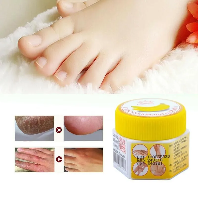 1pcs Thailand Banana Oil Blossoms Grass Repair Anti Dry Frozen Moisturizer Ointment Anti-cracking Cream Foot Hand Heel Skin Care