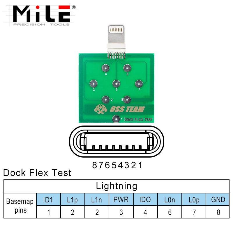 Micro USB PCB Test Board Charging Dock Flex Tester For iPhone U2 Andorid Type C Smartphone repair Easy Testing Tools