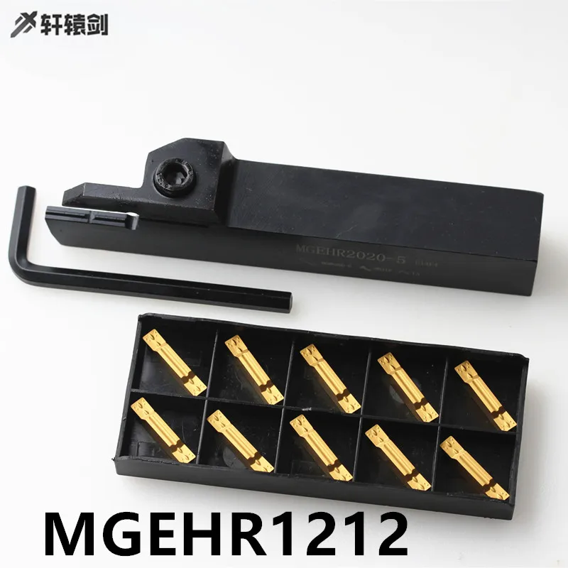 Grooving Turning Tool Holder, CNC Lathe Cutter, Carbide Inserções, MRMN, MGGM, MGMN, MGEHR, MGEHL, 1Pc