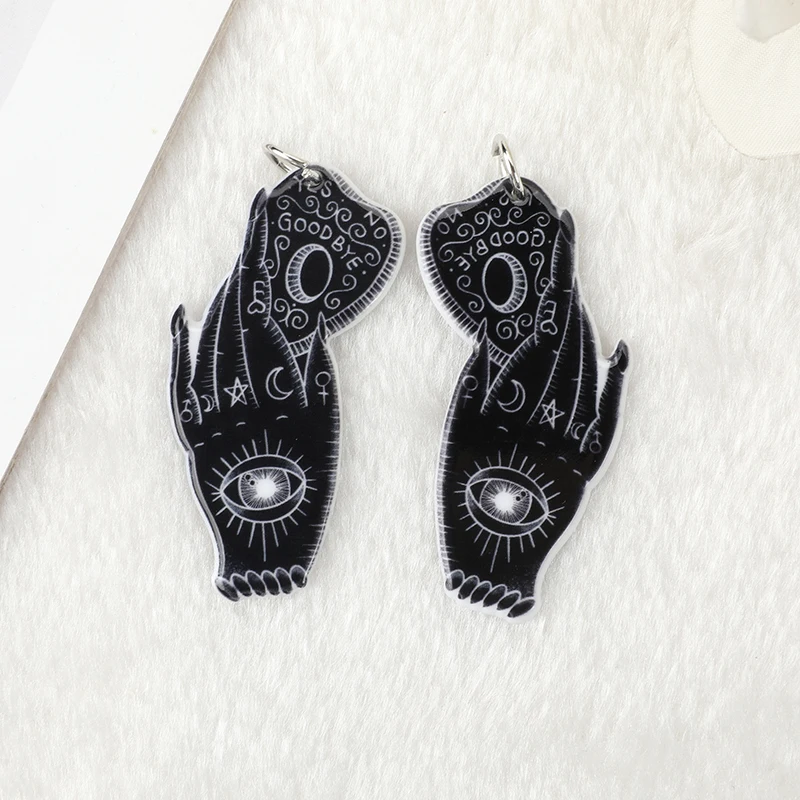 10 Pcs/Lot  53*21 MM Divination Magic Ouija Charms Gothic Witch Jewlery Findings For Diy Making