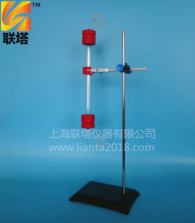 Colonna per cromatografia 1.6cm a media e bassa pressione in vetro ordinario senza adattatore di conversione sezione di purificazione delle proteine del Gel