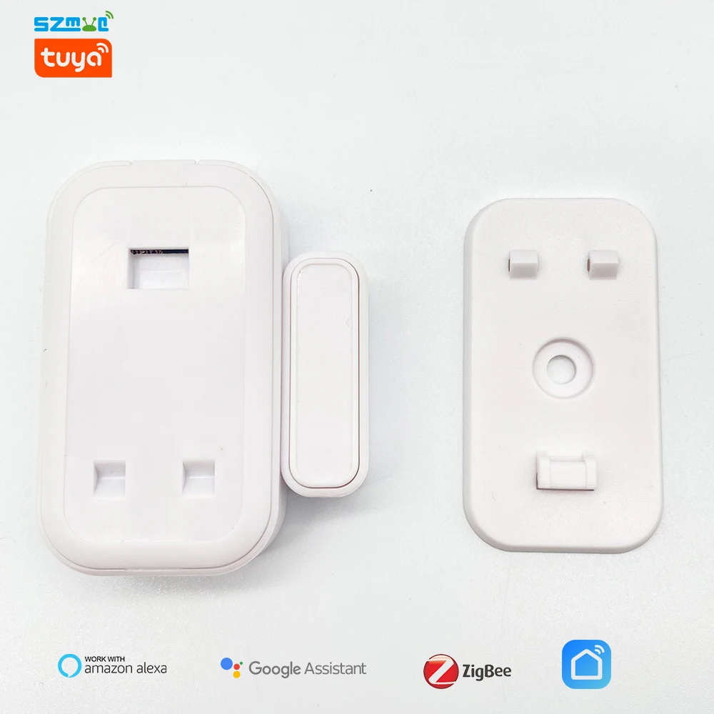 Tuya Smart Home Alarm System Door Sensor Zigbee Window Security Systems Alexa Support Smartlife APP Control Magnetic Detector