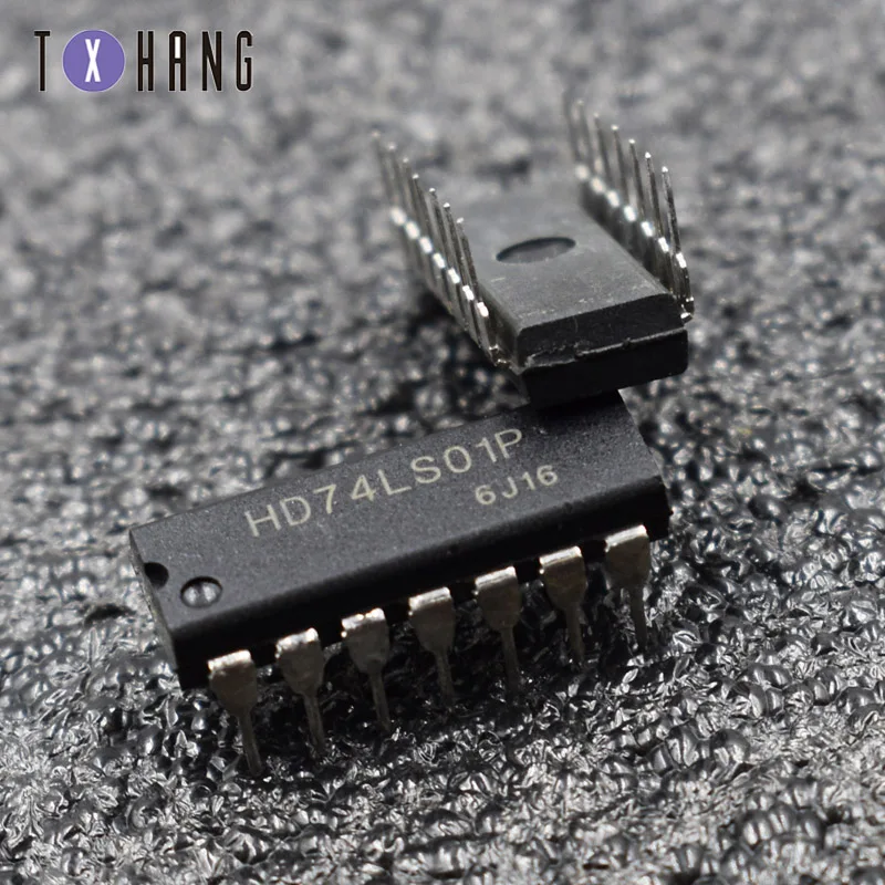 5/10PCS HD74LS01P 14PINS 74LS01 Quadruple 2-Input Positive  Gates diy electronics