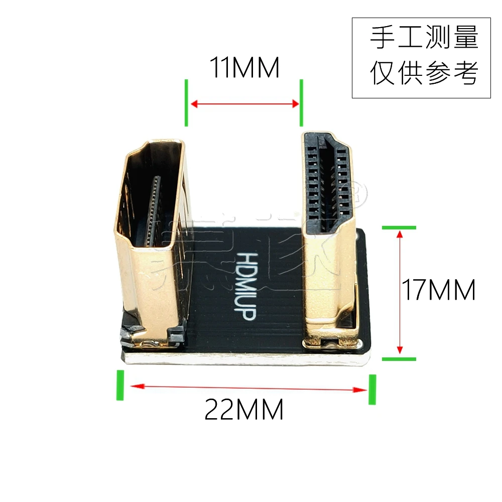 HDMI 호환 어댑터 90 270 직각 남성 변환기 익스텐더 PS4 HDTV 프로젝터 노트북 모니터