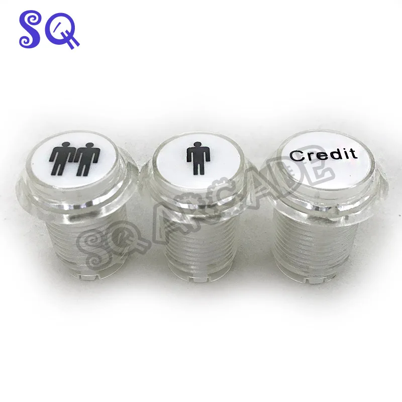 5V 12V LED Light Lamp 30MM small Round Arcade Video Game Player/ start/ Credit Push Button Switch