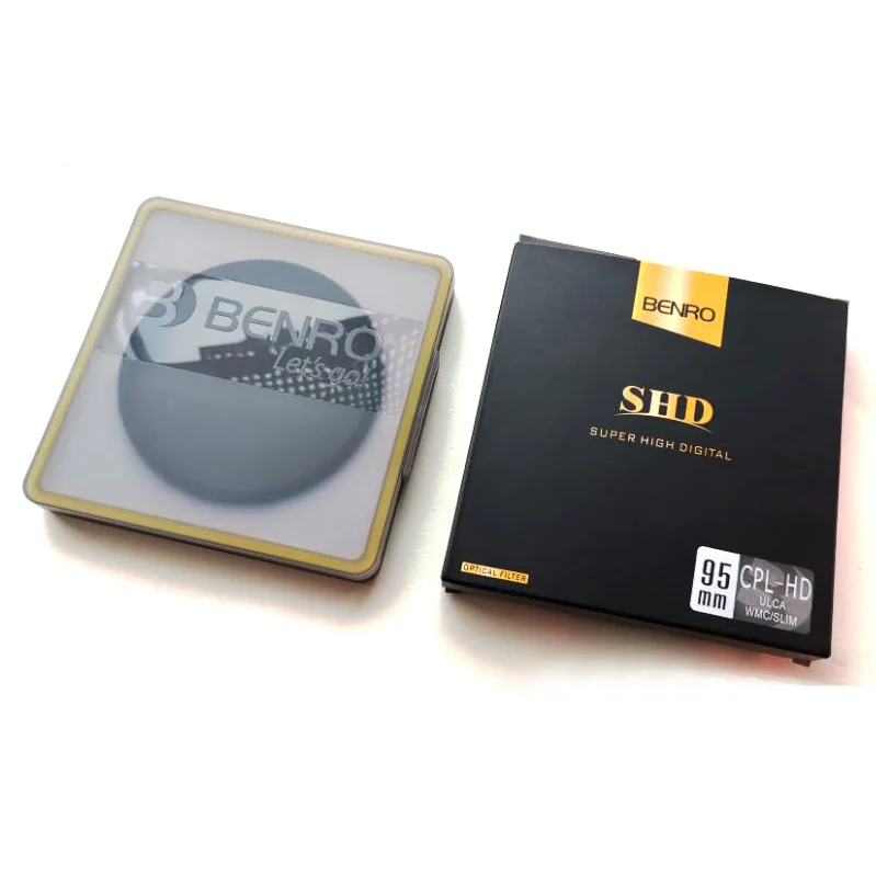 Benro 49mm 52mm 58mm 62mm 67mm 72mm 77mm 82mm Filter SHD CPL SLIM Filters Waterproof Circular Polarizer Filter
