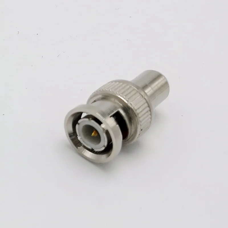 BNC to RCA connector BNC Male to RCA Female Straight Convert Connector Adapter 50pcs