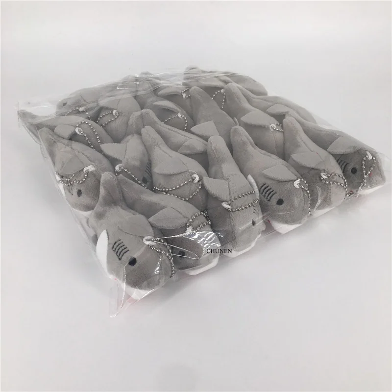 20PCS/LOT Shark Plush Stuffed Animal Doll Toys , Keychain Small Gift